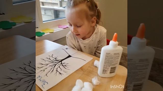 Интересная поделка, дерево сезонов. Ребенок в восторге! смотреть онлайн