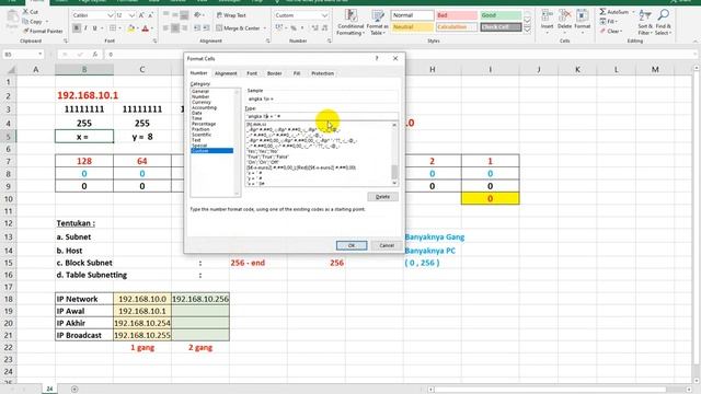 Rumus Tabel Subnetting di Excel IP Address Kelas C /24 смотреть онлайн