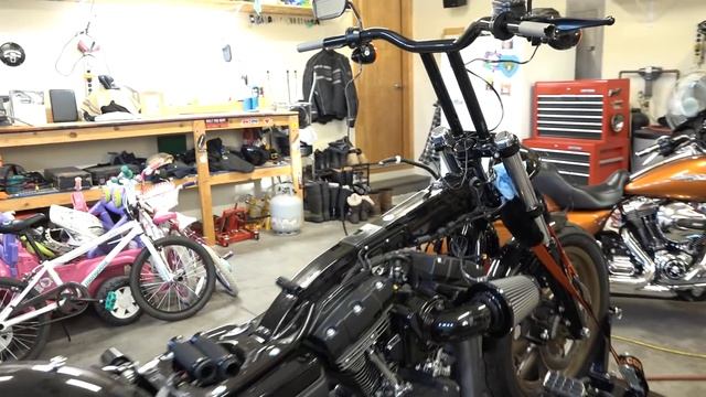 Harley Dyna Low Rider S Westcoast T-Bars Install | Biker Podcast