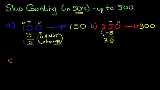 SKIP Counting (in 50's) - numbers up to 500 смотреть онлайн