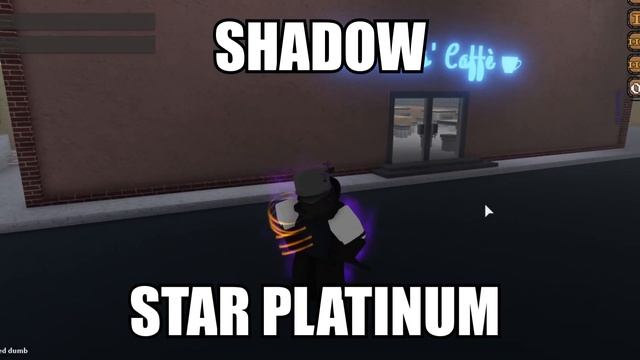 SHADOW STAR PLATINUM [YBA] смотреть онлайн
