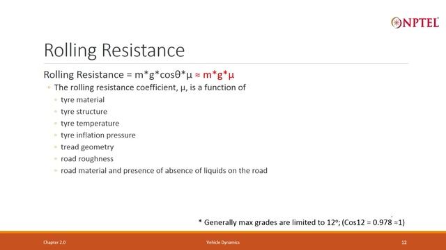 Lecture 9 - Aerodynamic drag, Rolling Resistance and Uphill Resistance смотреть онлайн