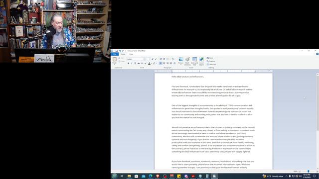 Wizards of the Coast's letter to "Influencers" смотреть онлайн