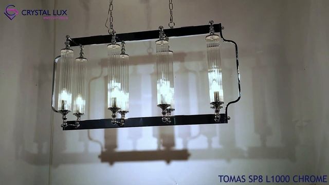 Люстра TOMAS SP8 L1000 CHROME смотреть онлайн