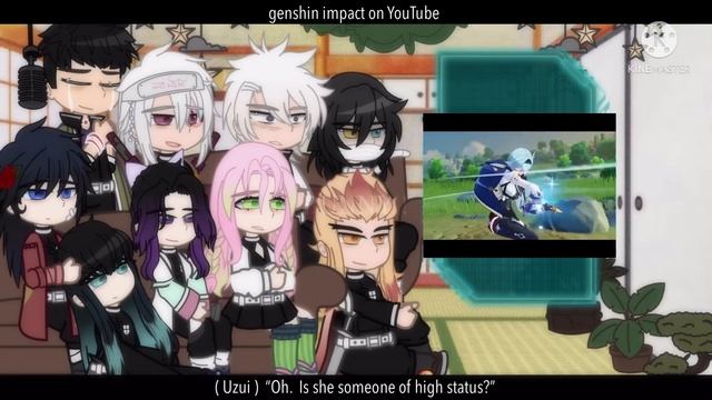Hashira React To Eula As New Hashira ( Part One )