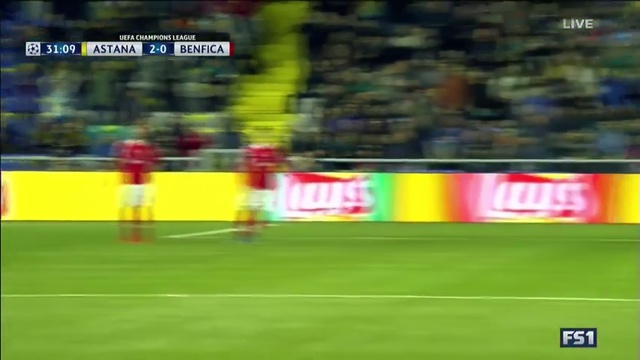 FC Astana 2-2 Benfica (C1) Champions League 2015 смотреть онлайн