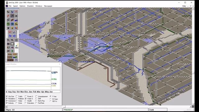 SimCity 2000, Paris Scenario смотреть онлайн