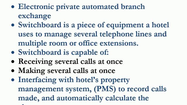 What are the Equipment used in a Hotel's Front Office? What is room rack? What is Front Desk? смотреть онлайн