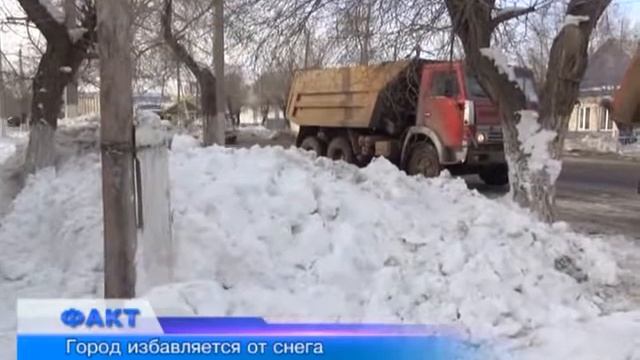 Создан дополнительный полигон для вывозимого из города снега смотреть онлайн