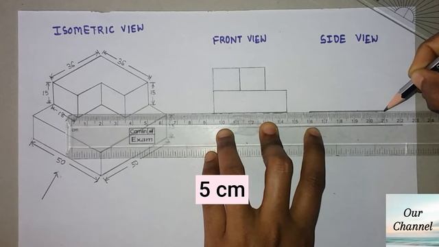 Orthographic Projections | Top View, Front View and Side View | Part - 2 | Engineering Drawing смотреть онлайн