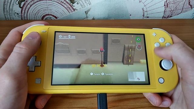 Super Mario Odyssey - демонстрация геймплея на Switch Lite