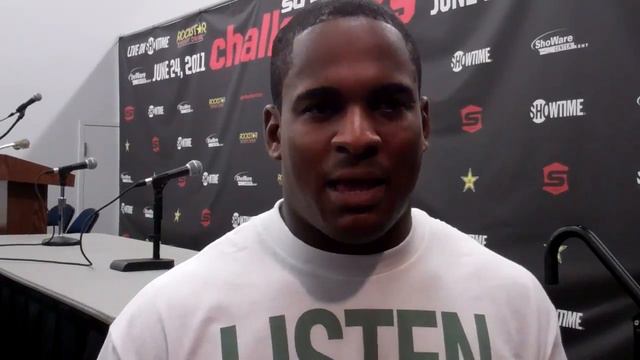 Lorenz Larkin post-fight interview: "That's what we train for" смотреть онлайн