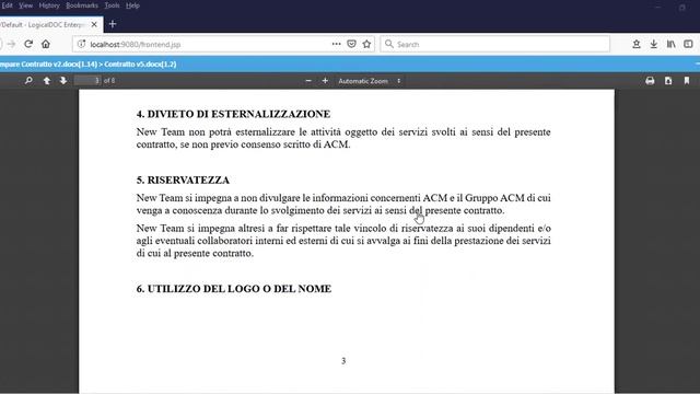 Compare two documents in LogicalDOC смотреть онлайн
