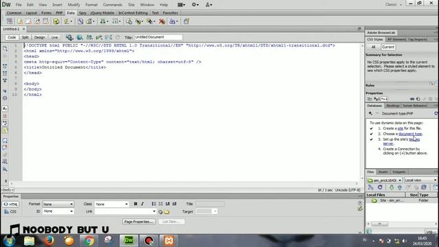 Tutorial membuat site dan Koneksi Mysql dengan Dreamweaver смотреть онлайн