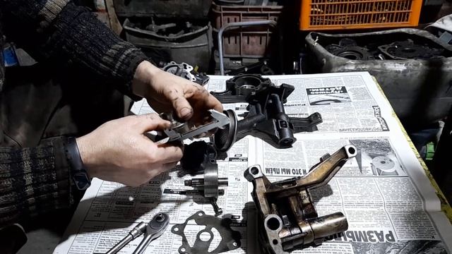 Ремонт маслонасоса мотора BMW m30 смотреть онлайн