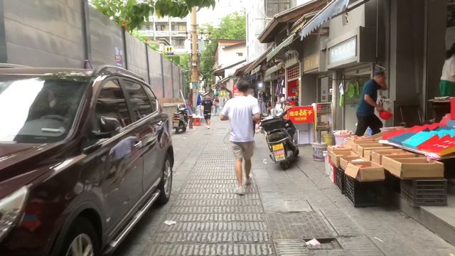 長沙老城區，老街道。國金街。Changsha old town, old streets, Старый город Чанша, старые улицы, смотреть онлайн