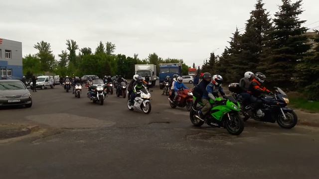 Курск, открытие мотосезона 2017. смотреть онлайн