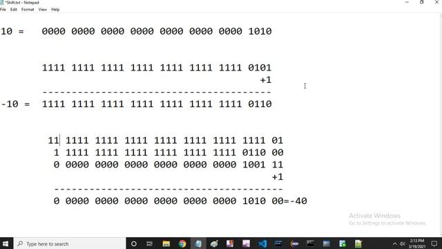 Java Tutorial: Working of Left shift, Right shift and Zero fill right shift with -ve number |part1 смотреть онлайн