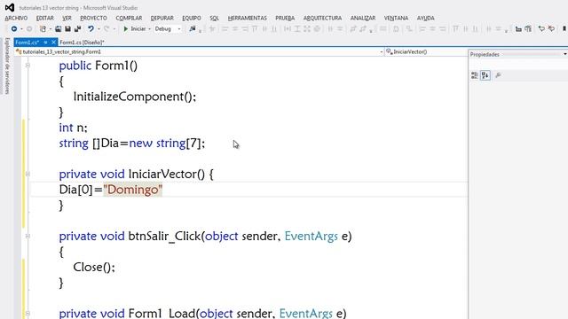 VISUAL STUDIO 2012 TUTORIAL 13 VECTOR TIPO STRING смотреть онлайн