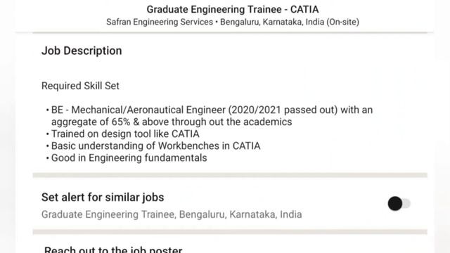 Graduate Engineer Trainee Vacancies in Multinational Safran Group I Mechanical Jobs I Fresher Jobs смотреть онлайн