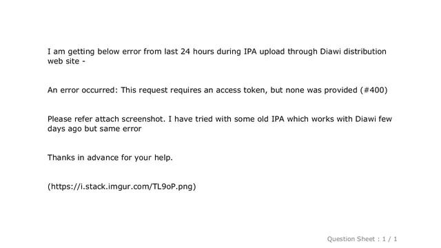 iOS : Diawi iOS IPA upload failed смотреть онлайн