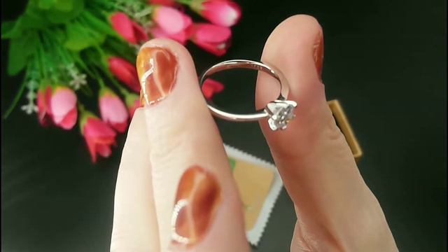 Роскошное #кольцо с алмазом!!! #phrigian #AliExpress смотреть онлайн
