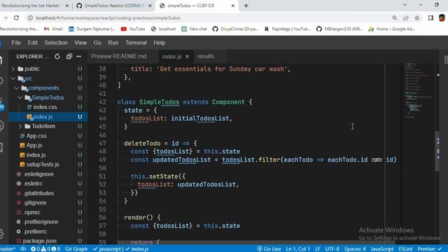 Simple Todos | Coding Practice 6 | REACT JS | NxtWave | CCBP 4.0 смотреть онлайн