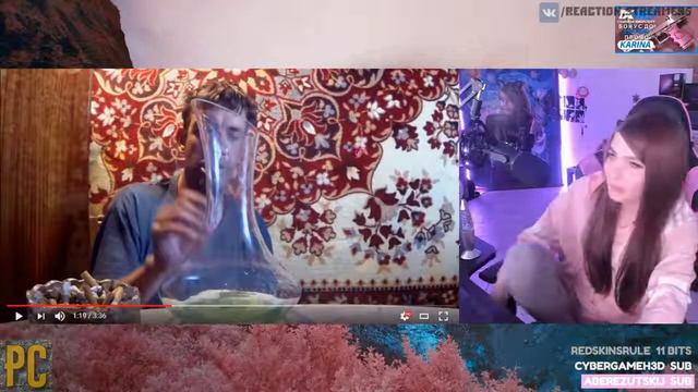 Стримерша Карина смотрит Великий Фунфурье Денис Дыркин Мастер класс по Огуречн смотреть онлайн