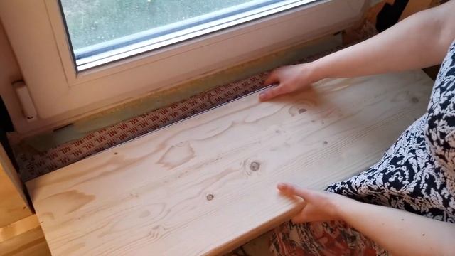 Как установить деревянный подоконник для пластикового окна своими руками. Авторский метод ? смотреть онлайн