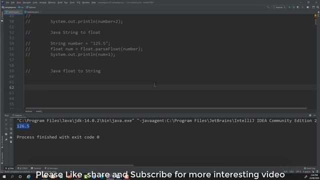 #19 java how to convert float to String, String to double, String to char with example. смотреть онлайн