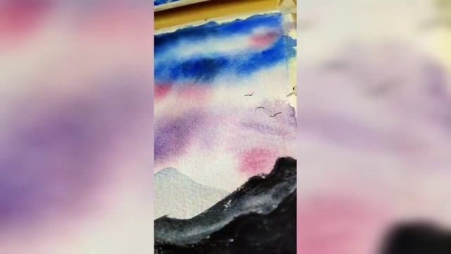Видео-урок по декоративно-прикладному творчеству Исламовой Марии на тему: Краска, влюблённая в воду смотреть онлайн