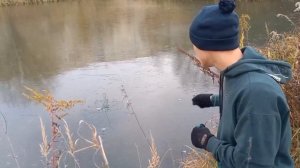 РОТАН ПРЕТ!! ЛОВИМ РЫБУ НА РАКОЛОВКУ!ПЕРВЫЙ ЛЁД!