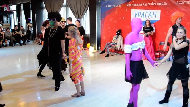 ХАСТЛ, Discofox, Ураган 2022, ProAm Rising Star партнерши, 18 финала, заход 5 смотреть онлайн