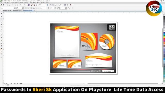 100 Stationery And Letterhead Design Templates In CDR Files |Sheri Sk| смотреть онлайн