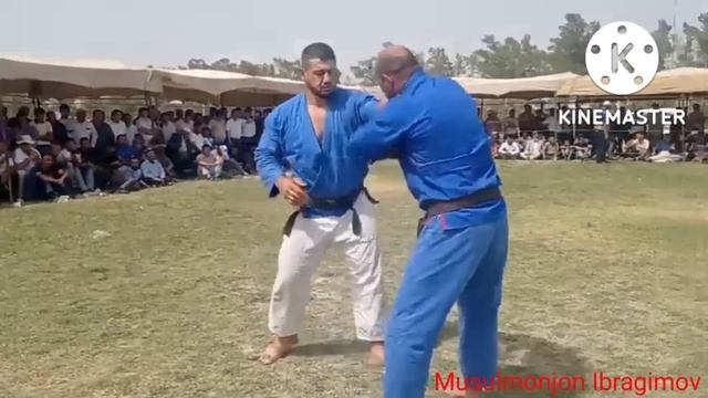 MUHSIN POLVON va SAMI POLVON Surxondaryo Termizda katta kurash @MusulmonjonIbragimov смотреть онлайн