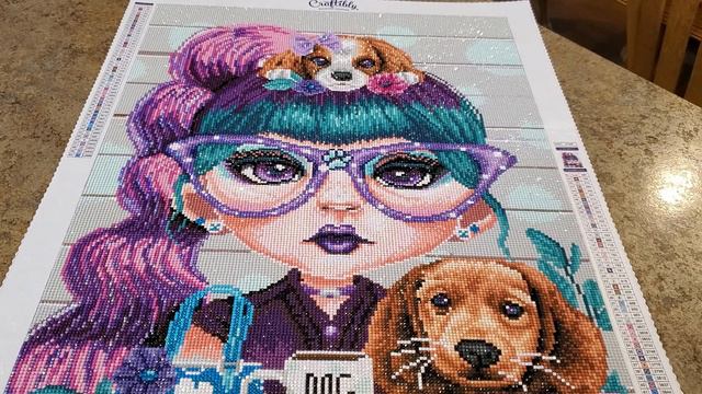 Post Review of Puppy Crazed Petunia From Craftibly Diamond Painting смотреть онлайн