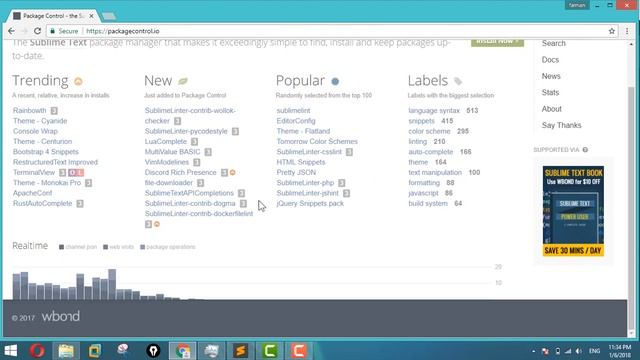 Package Control in Sublime Text Editor смотреть онлайн