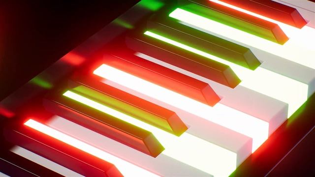 4k VJ LOOP NEON Light Piano Background - live wallpaper windows 11 - Motion 4k Screensaver смотреть онлайн