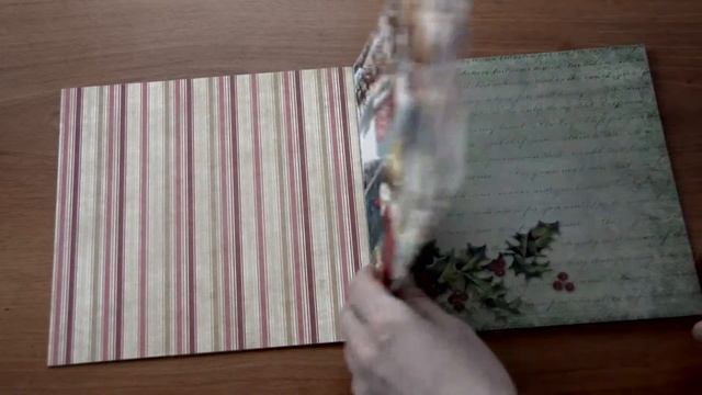 Обзор бумаги для скрапбукинга "Рождественская сказка" смотреть онлайн