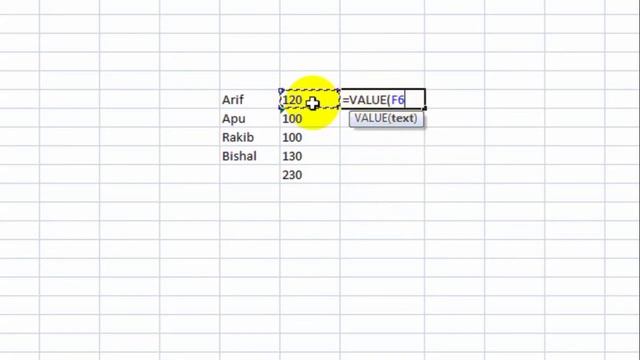 Value Formula In Excel Bangla / How to use value function In Excel смотреть онлайн
