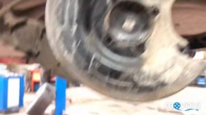 Замена задней ступицы Шевроле Круз, Диагностика АБС, немного жести