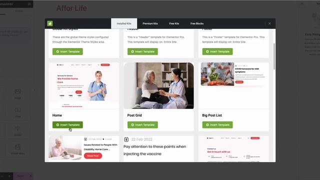 Afforlife - Elementor Template Kit (install demo) - Part 1 смотреть онлайн