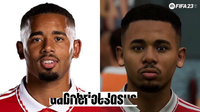 FIFA 23 Vs Real Life | Arsenal Faces