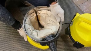 Обзор строительного пылесоса Karcher WD 3 Premium #строительныйпылесос #пылесосkercher #керхер