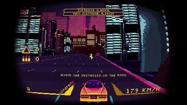 Synthwave Racing Game (PalmRide gameplay) смотреть онлайн