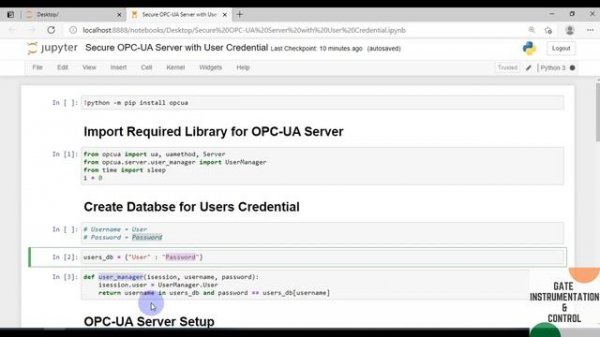 002 | How to create secure OPC-UA Server in Python | OPC UA | IoT | IIoT |