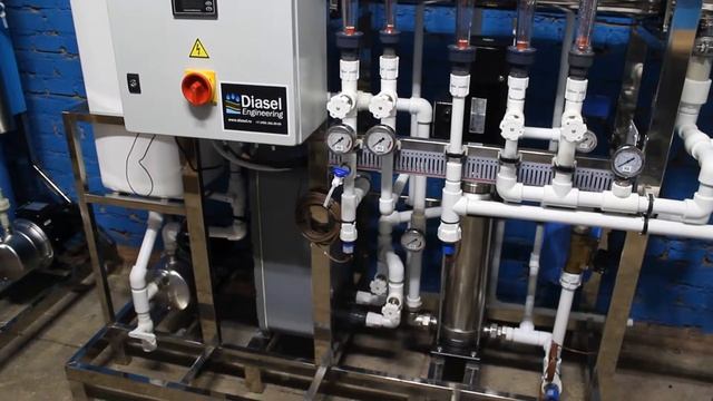 Установка обратного осмоса с электродеионизацией, производства компании Диасел. смотреть онлайн