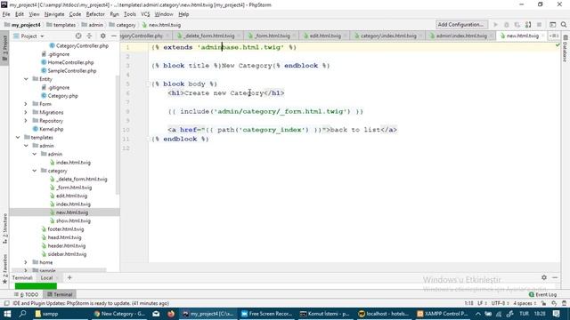 8 Symfony Category CRUD Ekleme Listeleme Düzenleme Silme смотреть онлайн