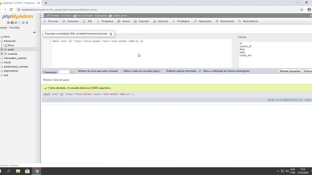 Curso de PHP7 e MVC Aula 21 phpMyAdmin Editando Registros смотреть онлайн