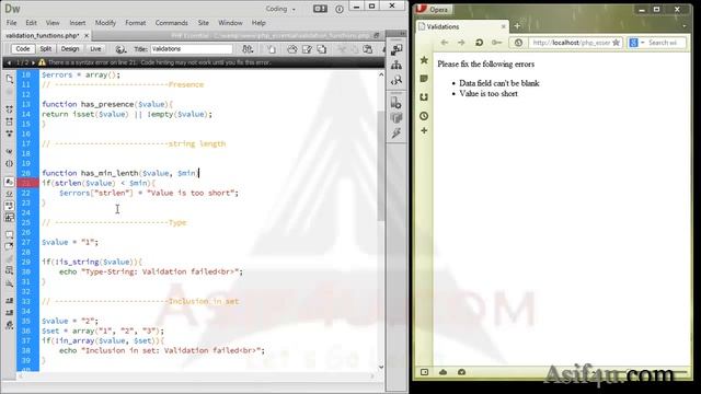 PHP and Mysql Essential Bangla 57 making validation functions page смотреть онлайн